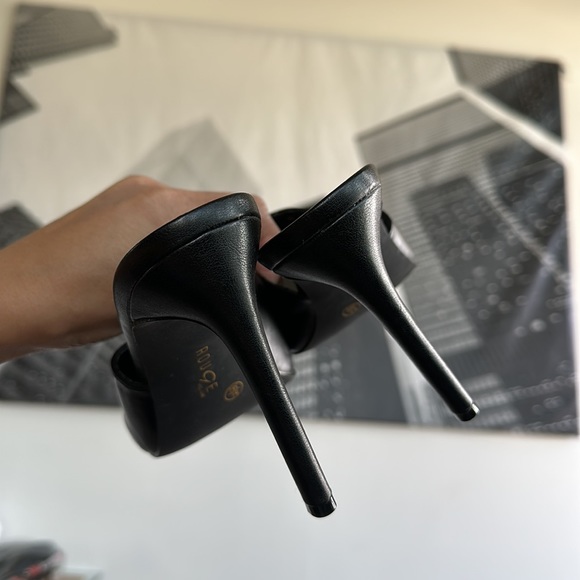 NIB Rouge Helium Mules 8 1/2 - Picture 3 of 5